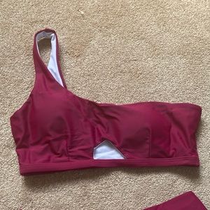 One Shoulder Padded Bikini Top